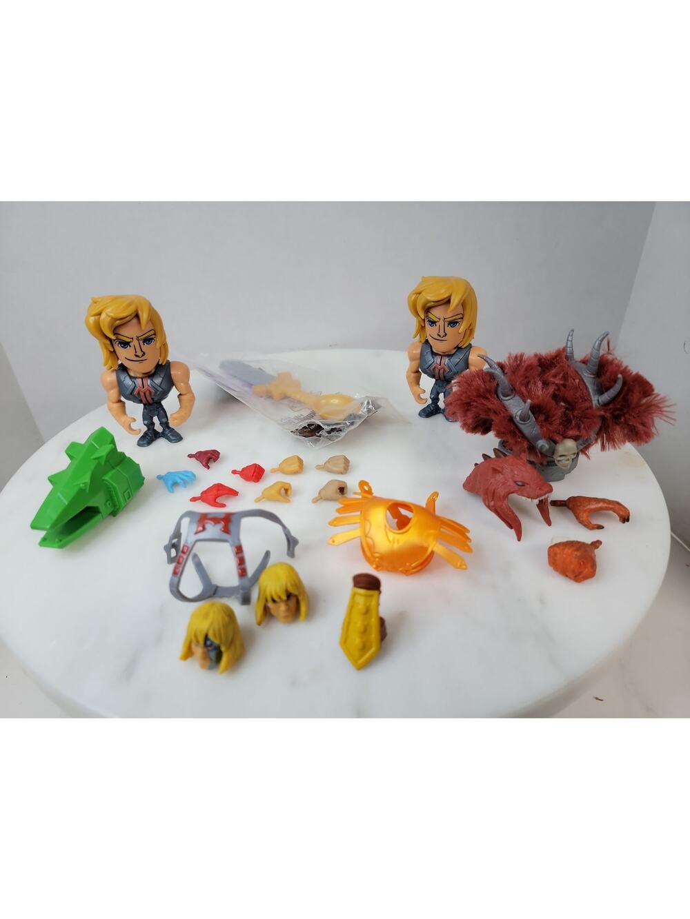 Masters Of The Universe Revelations Accessories Lot Faker Beastman He-Man MOTU
